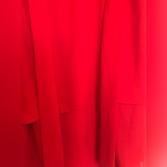 Zara Red Halter-Neck Blouse with Tie-Up Back - Picture 8 of 8